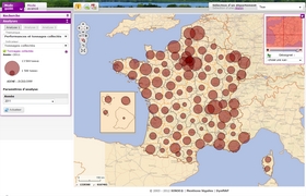 Carte Collecte des DEEE ménagers