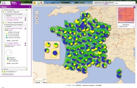 Cartographie des piles et accumulateurs collectés