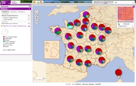 Cartographie des structures de réemploi et/ou de réutilisation : données régionales - départementales - par structure de réemploi