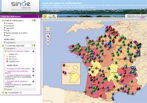 Carte des unités de méthanisation et de biogaz